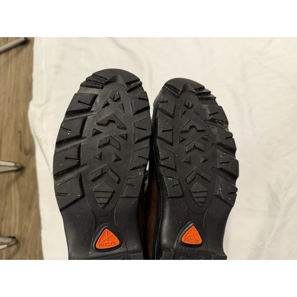 VINTAGE 1999 Nike AIR MINARETTE ACG Hiking Boots Brown Leather Women's 8 - Picture 9 of 11